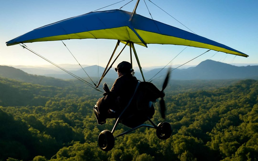 Experience breathtaking views with the ultimate adventure of microlight flying Chiang Mai over stunning landscapes