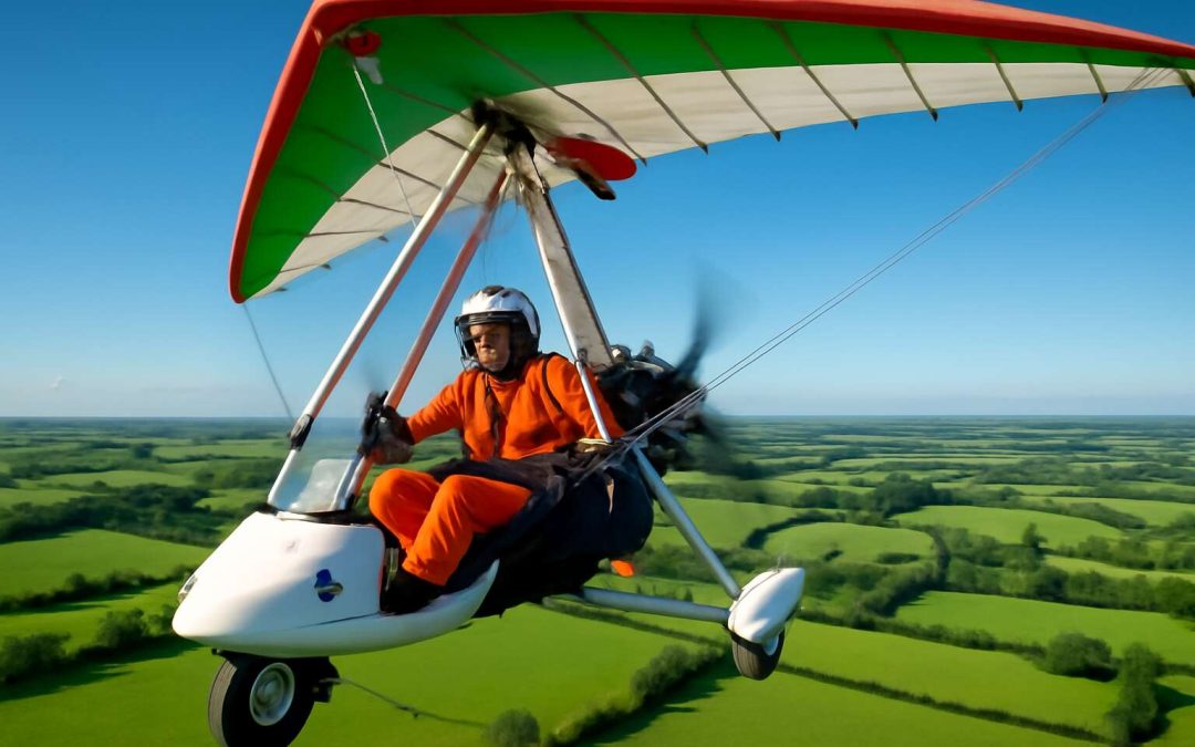 microlight flying lessons uk