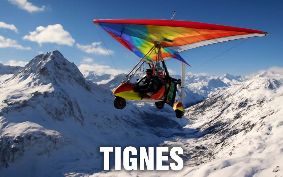 microlight tignes