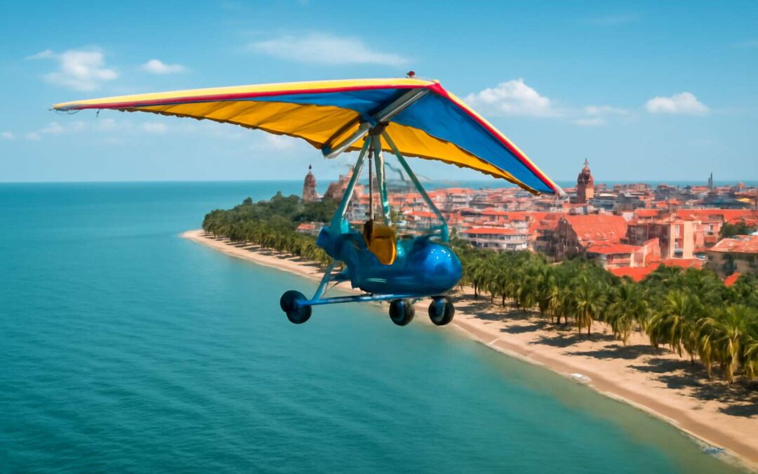 Pilot the sky with microlight flying melaka for unforgettable coastal views