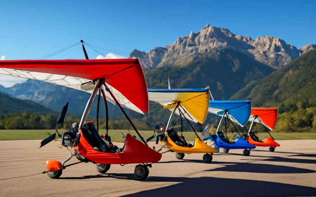 Soaring at the microlight summit: a sky-high gathering of adventurers and innovators.