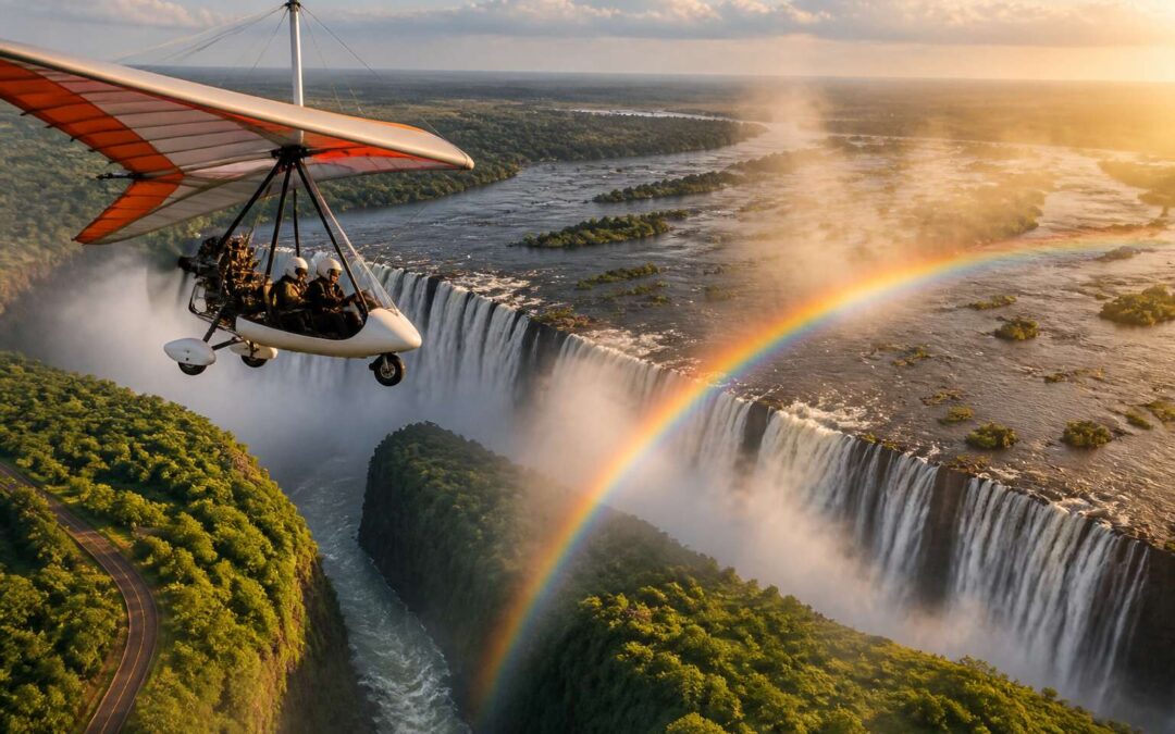 Book your microlight aircraft victoria falls adventure now.