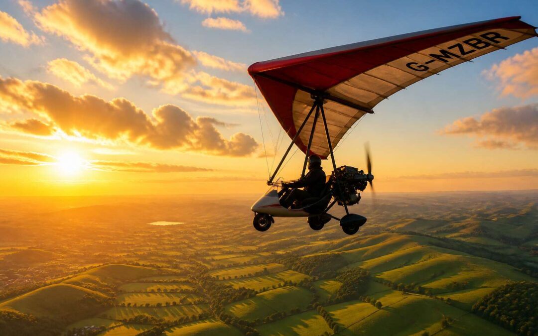 microlight flight experience